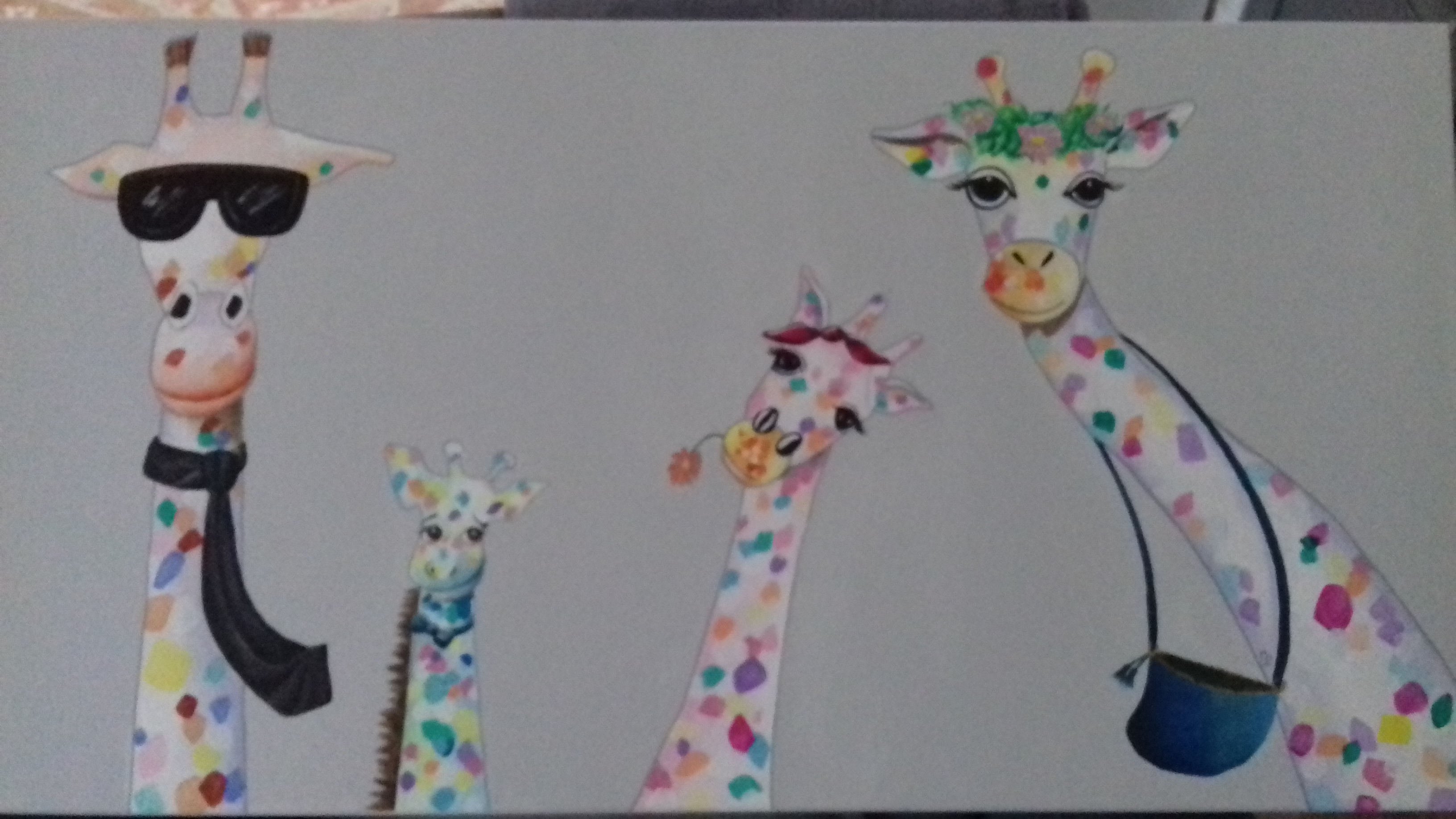 commande famille girafes